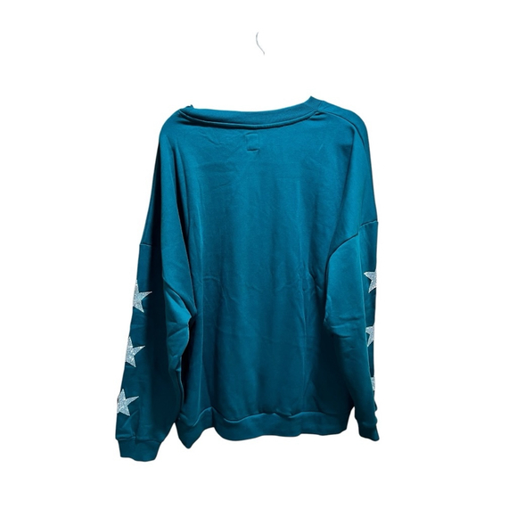 Women's XL Green Bay Packers Gameday Couture Rhinestone Star Sweatshirt JIT33 - Picture 5 of 7